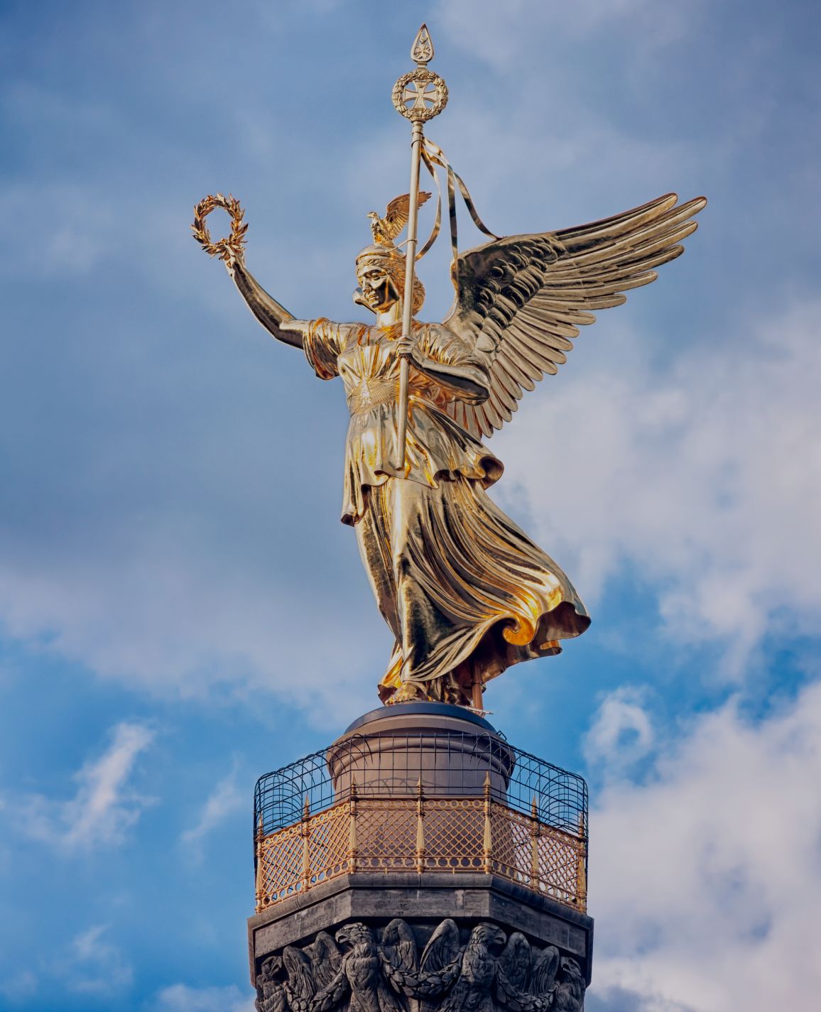 Statue von Victoria, Siegessaule Berlin-Tiergarten