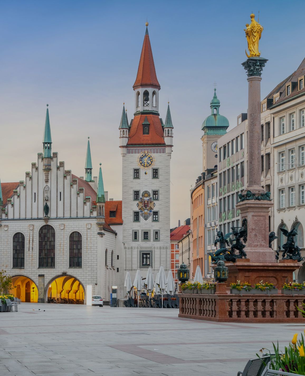 Altes Rathaus on Marienplatz in Munich