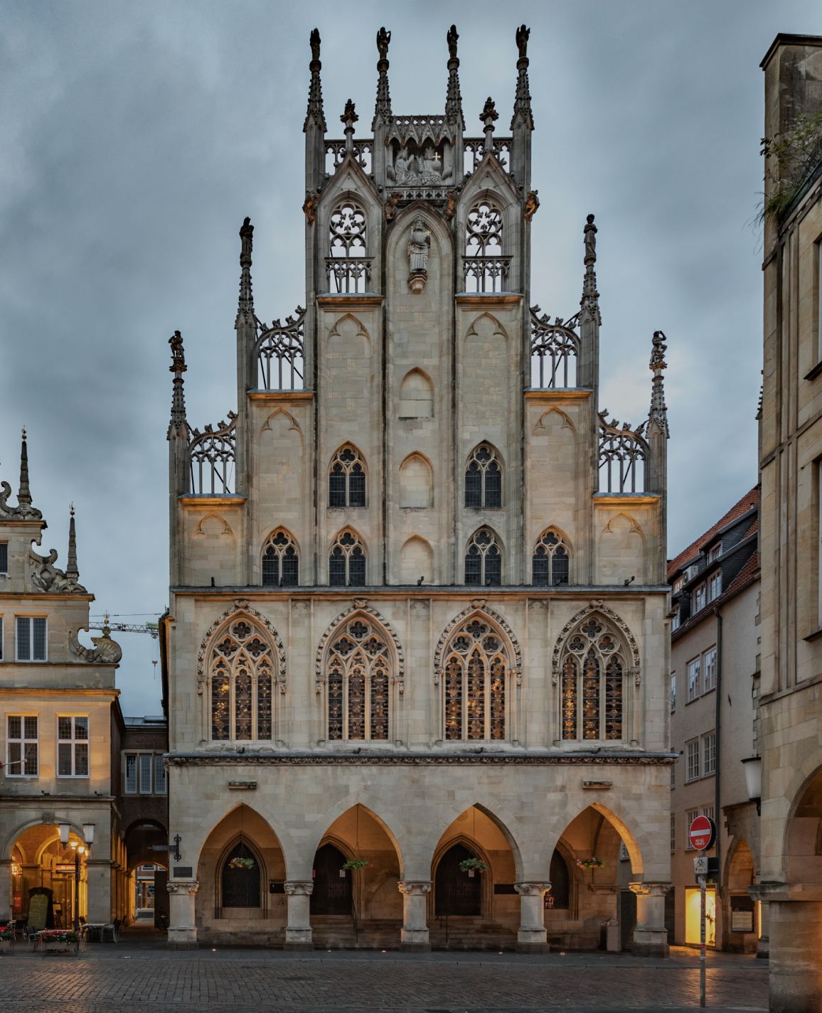 Rathaus von Münster in Deutschland