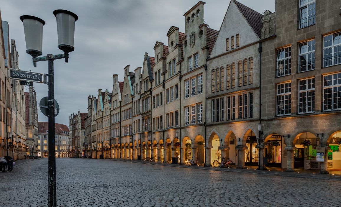 Rathaus von Münster in Deutschland